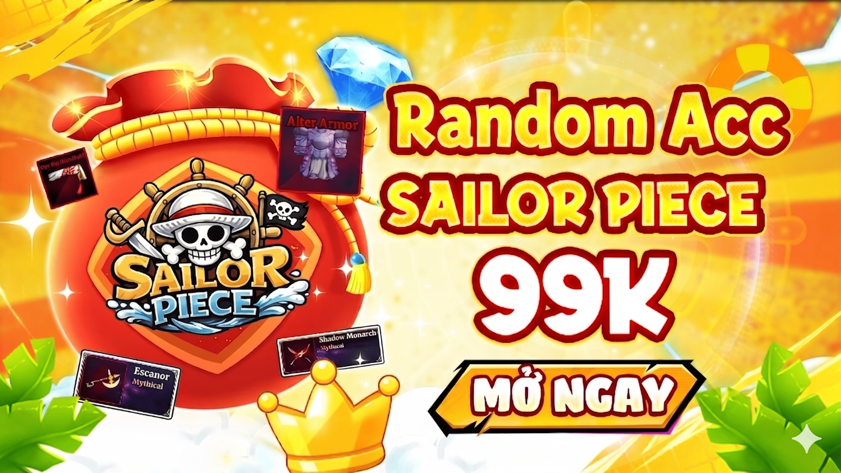 Túi Mù Sailor Piece 99K